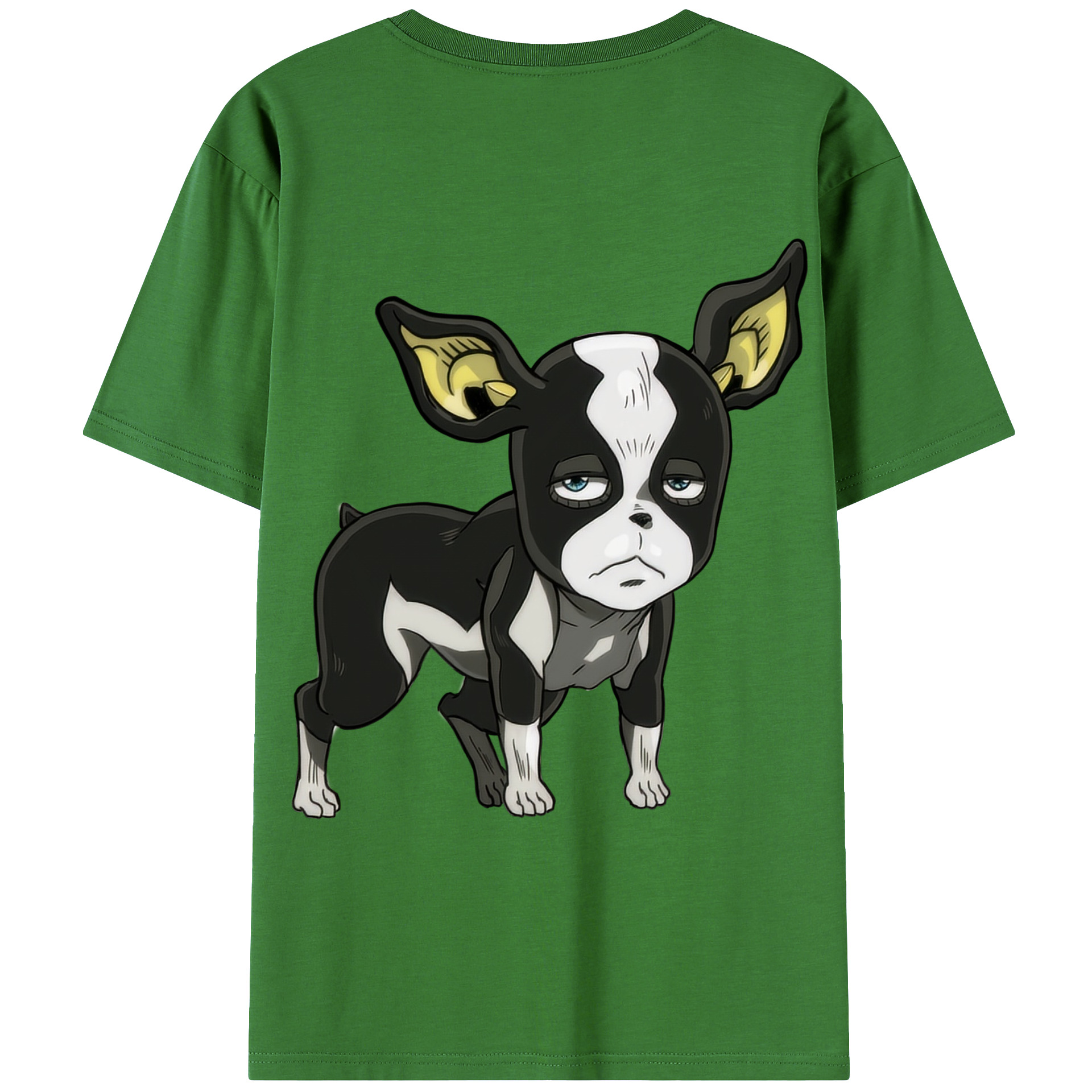 （画像用） ジョジョの奇妙な冒険 イギー JoJo's Bizarre Adventure Iggy レディース半袖Tシャツ(バックプリント)